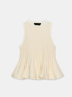 Zara Knit Peplum Top